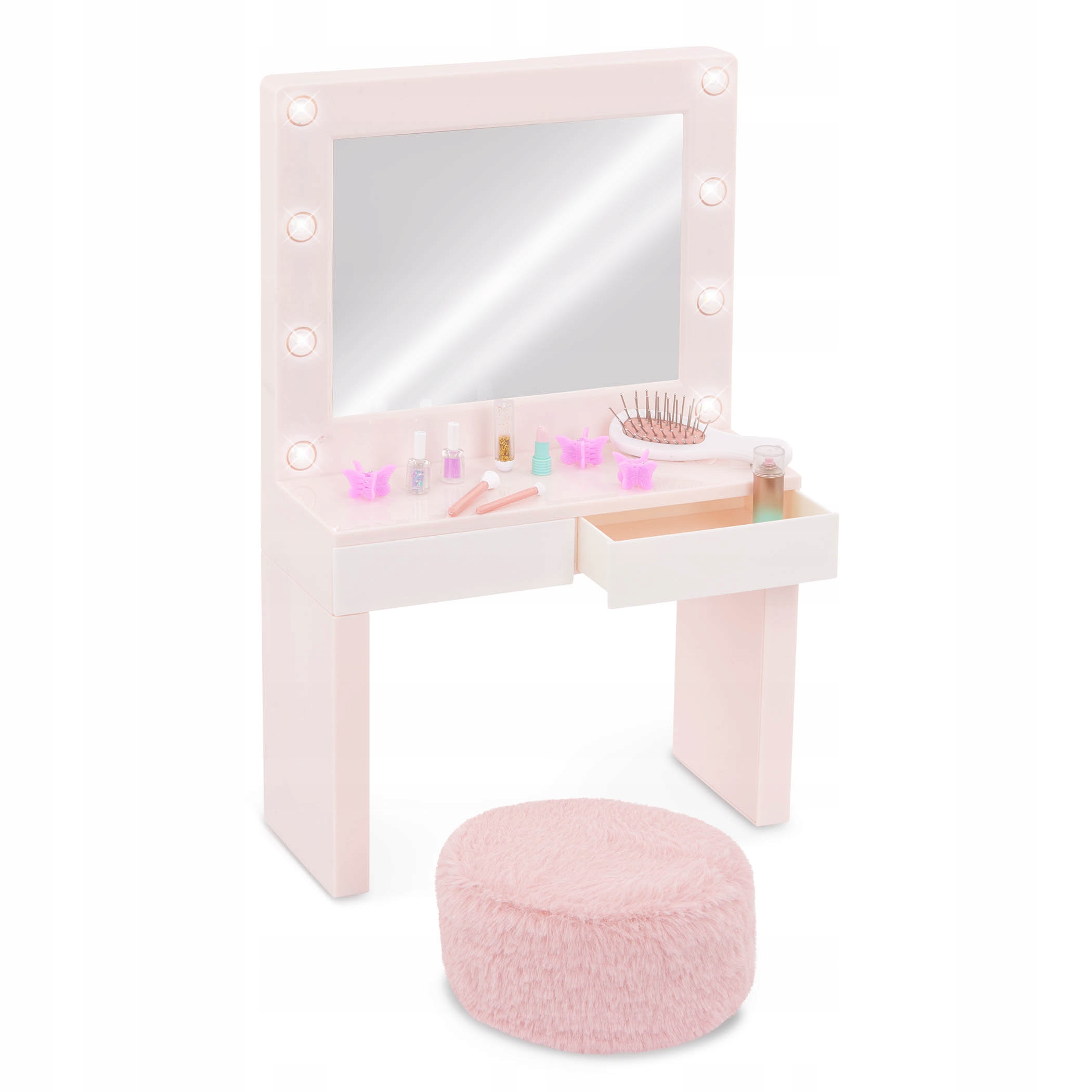 Naša generácia: TOALETNÝ STOLÍK s príslušenstvom – Glam & Glow Vanity Set